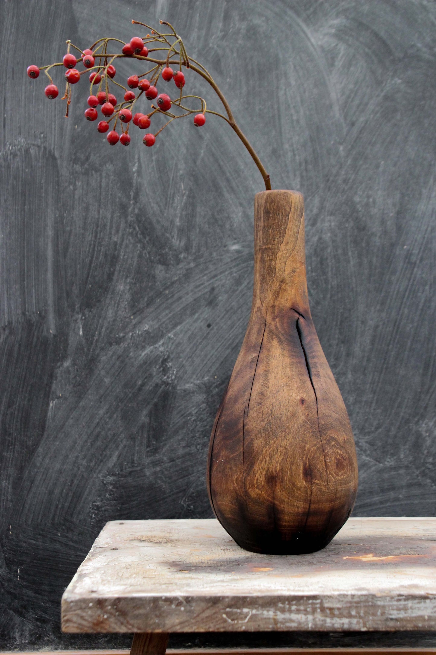 Cracked Walnut Bottle