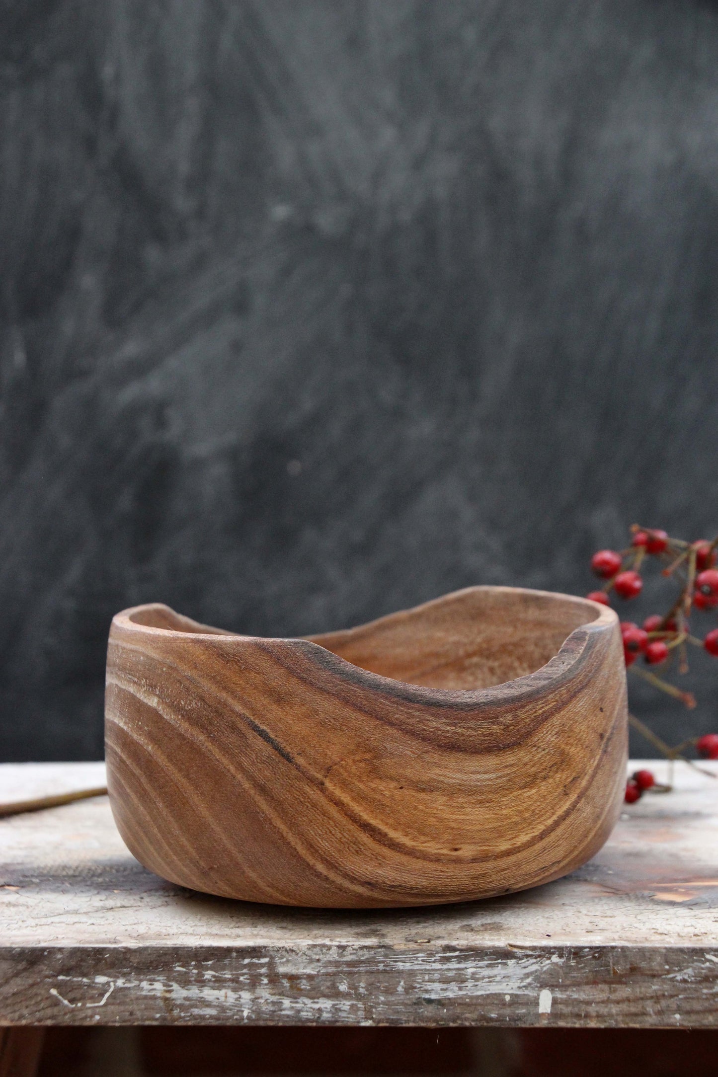 Oak Live Edge Bowl