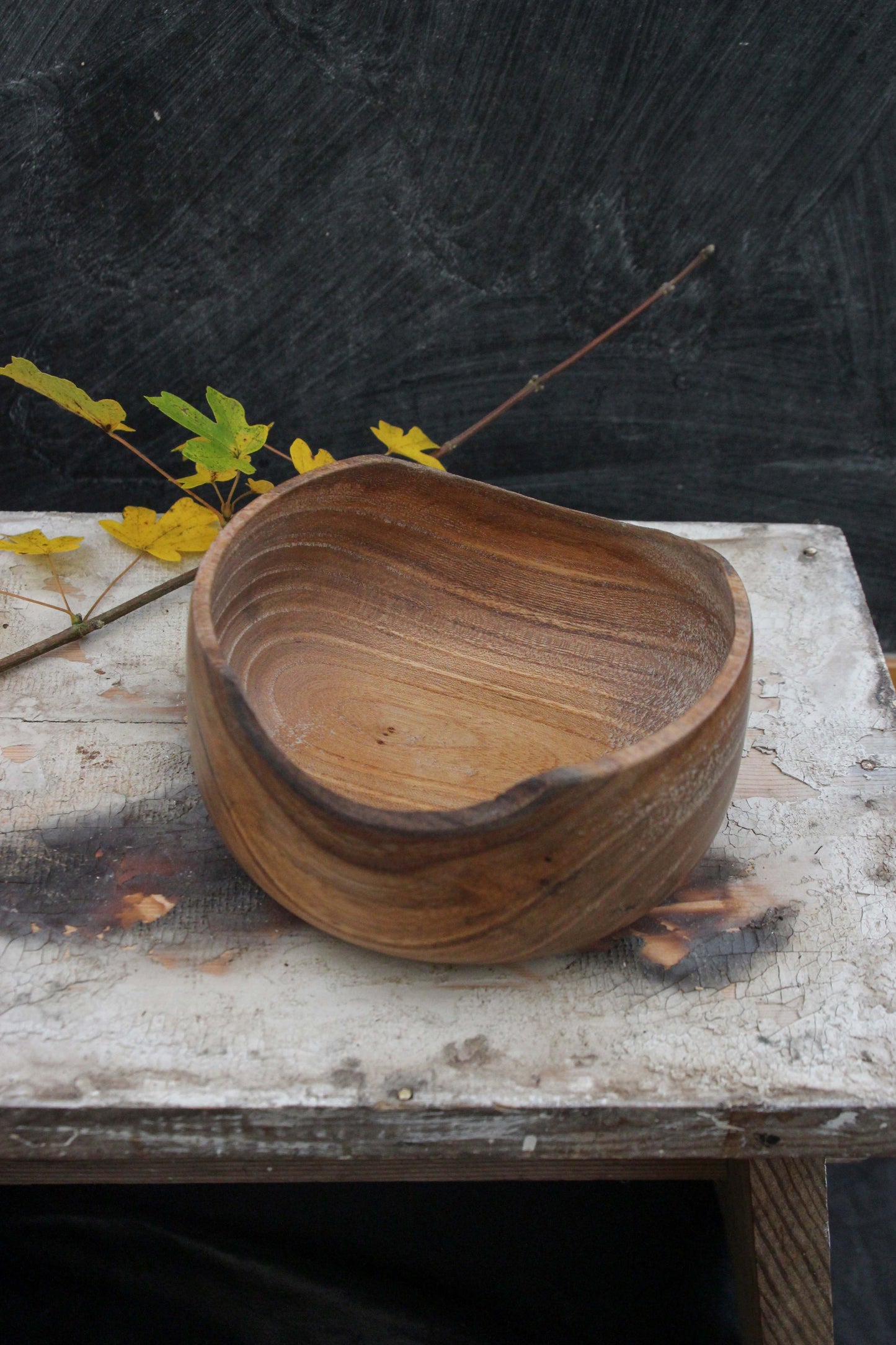 Oak Live Edge Bowl