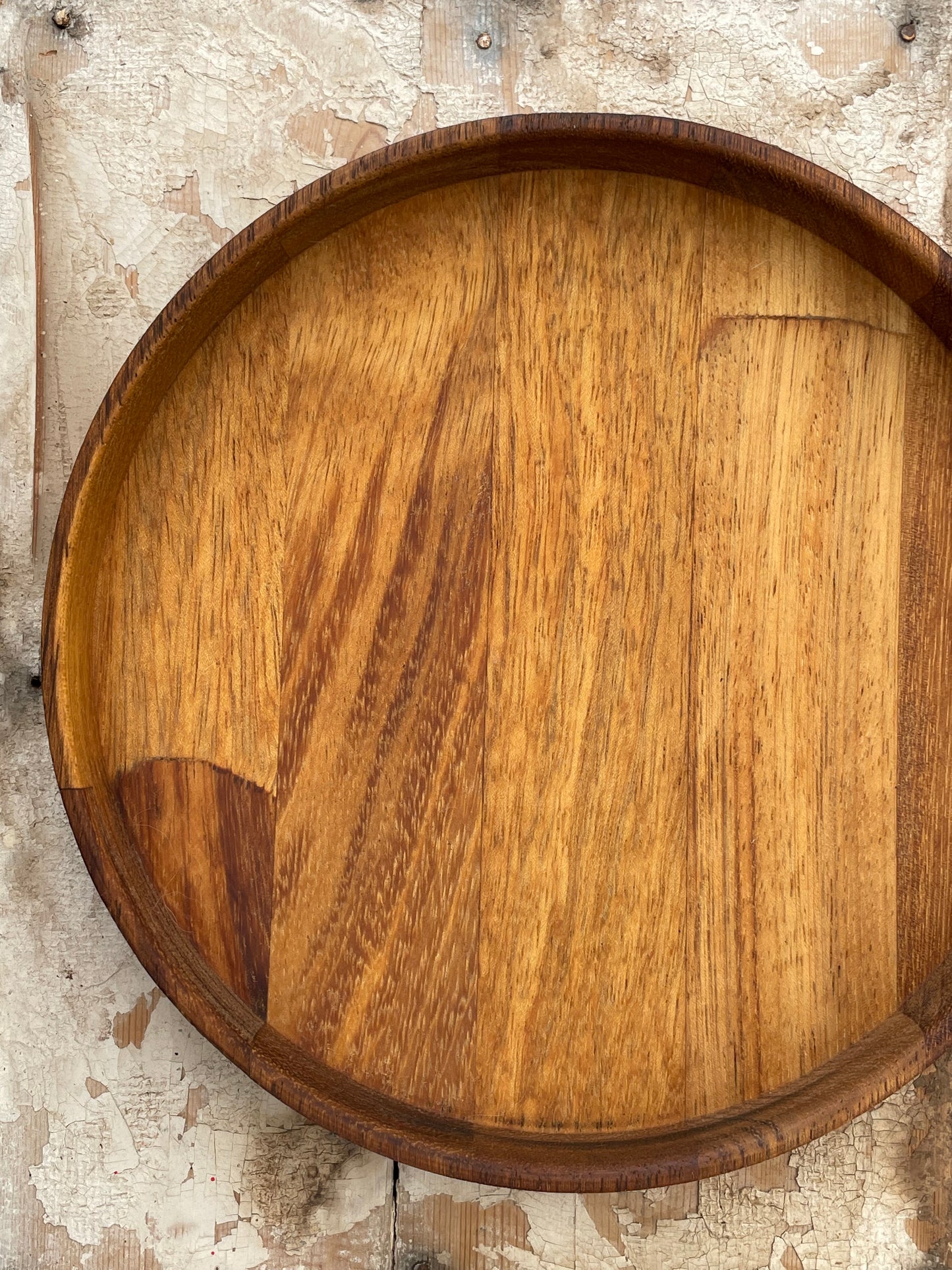 Triplet of Nesting Iroko Trays