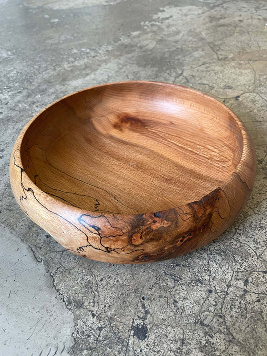 Large Spalted Salad Bowl