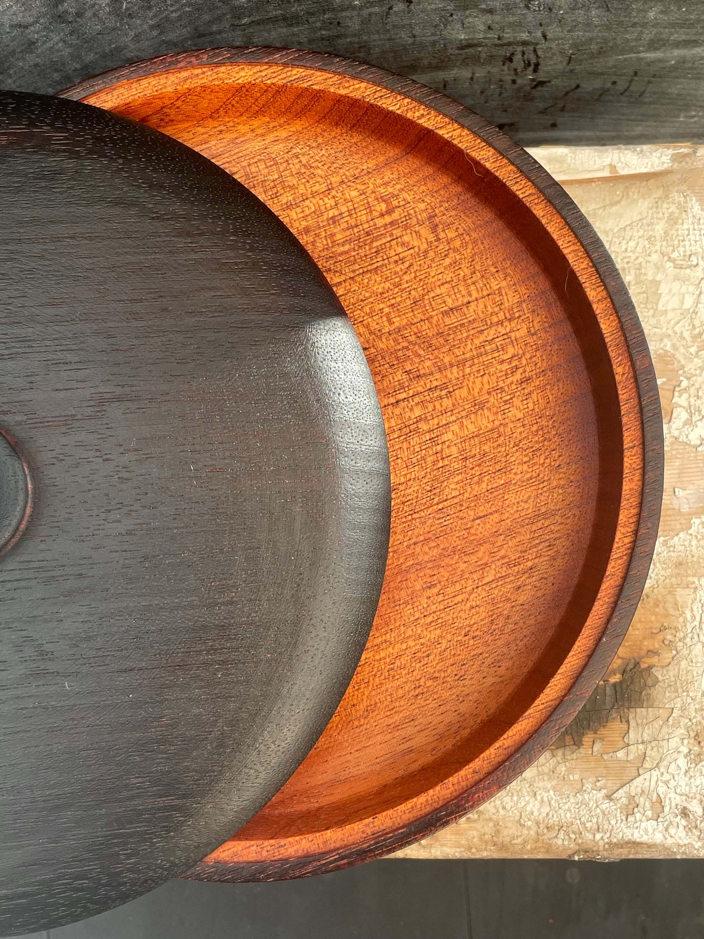 Lidded Mahogany