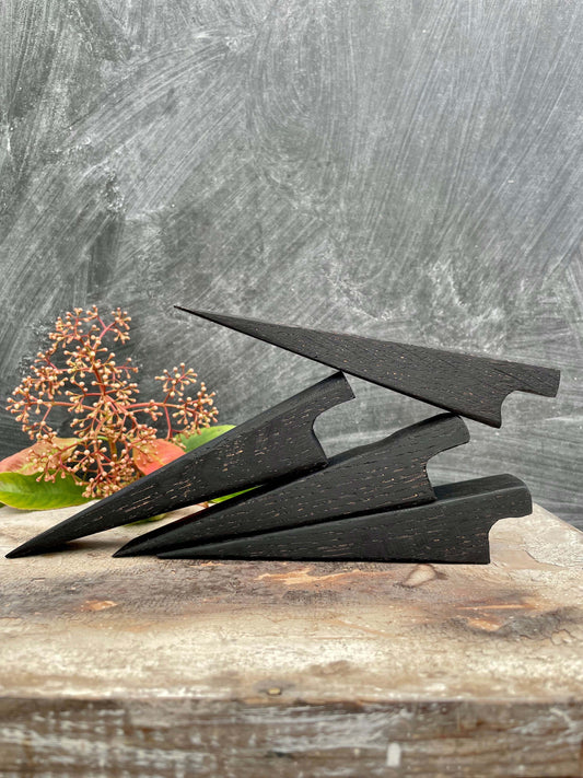 Ebonised Door Stop Wedge