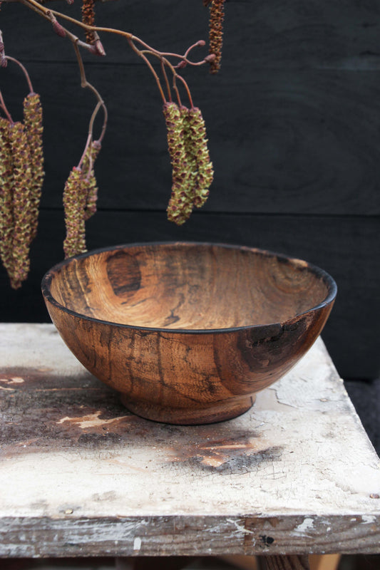 Cherry Firewood Bowl