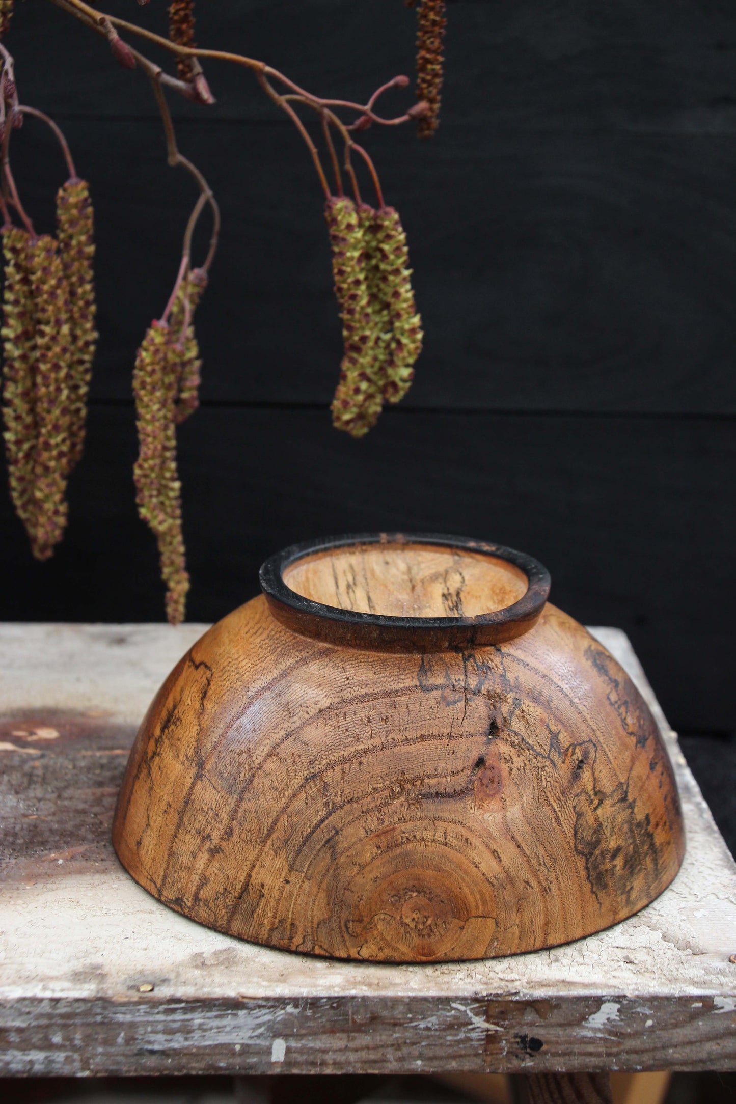 Cherry Firewood Bowl