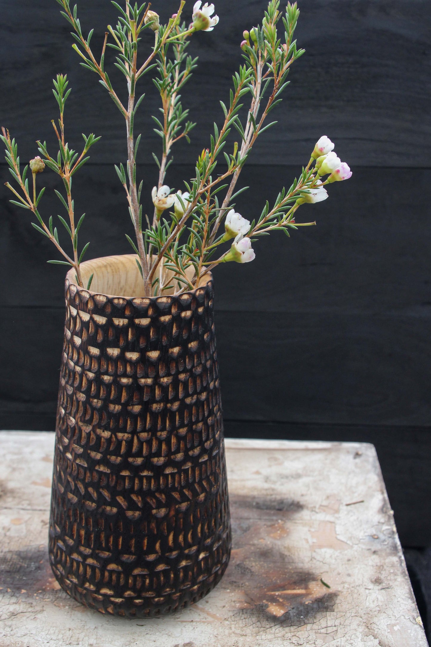 Notched Vase