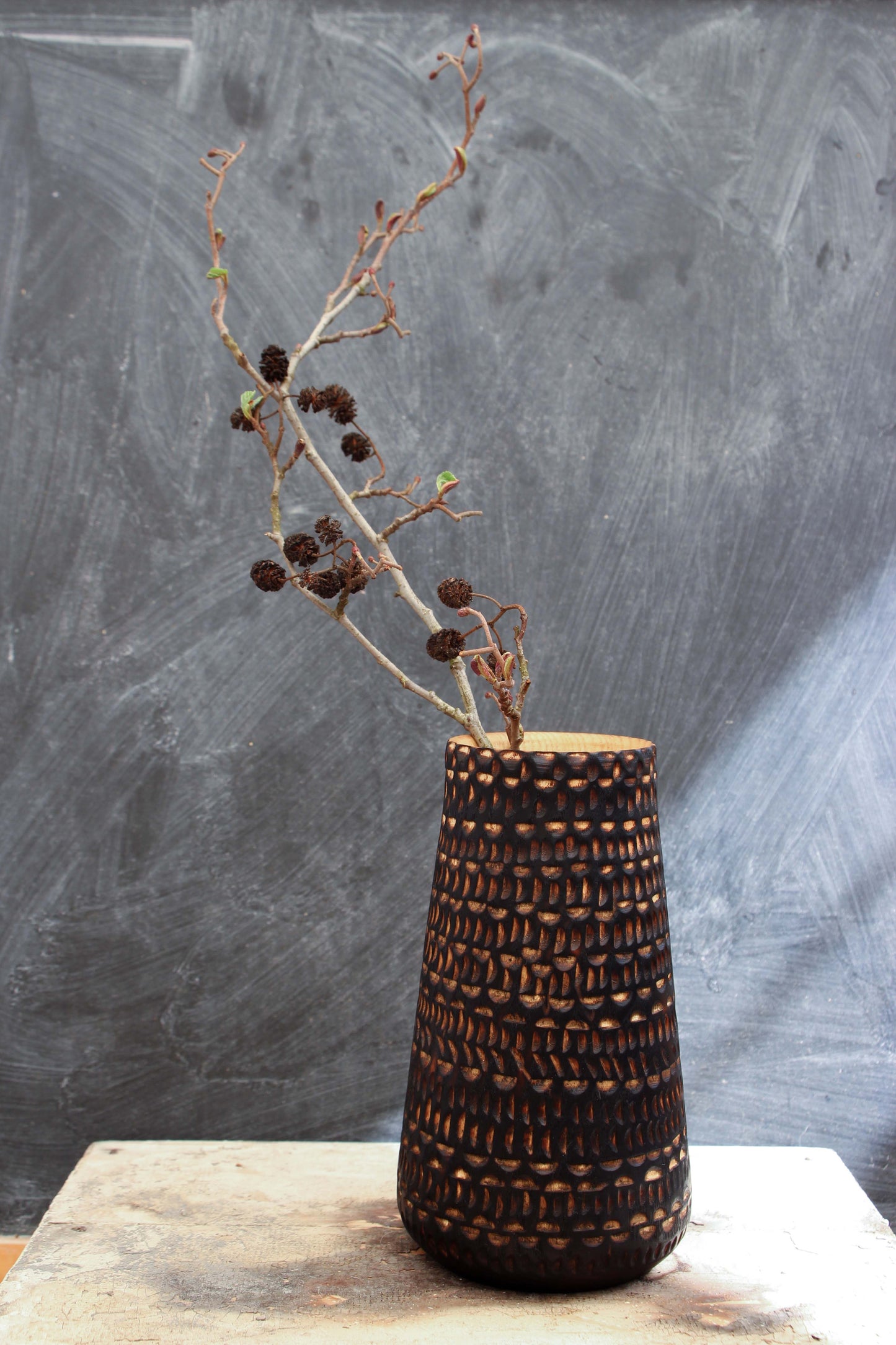 Notched Vase
