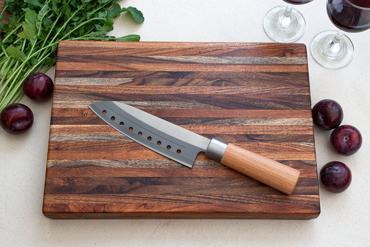 Chopping Board "Banded Orange"
