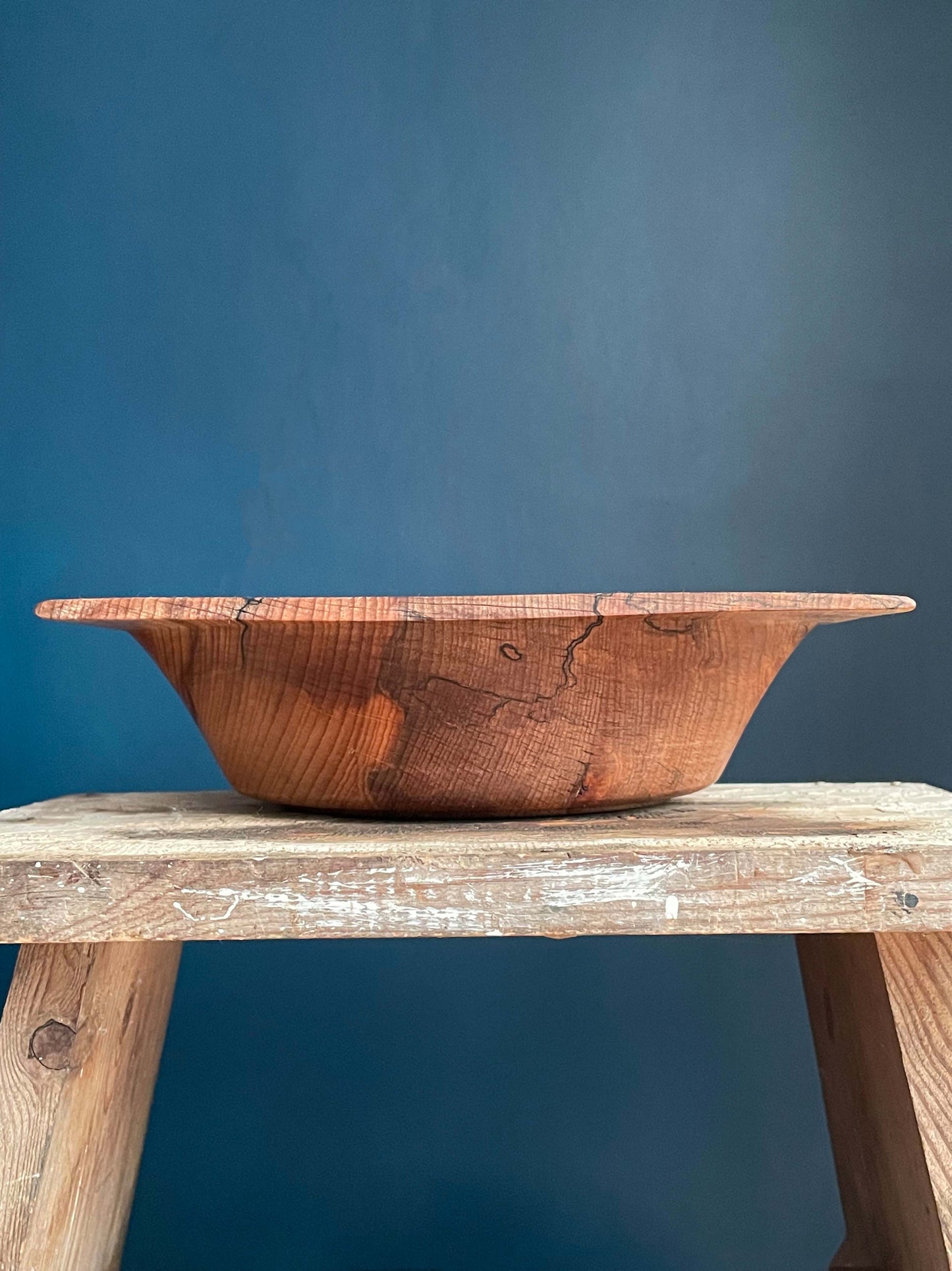 Square Topped Spalted Salad Bowl