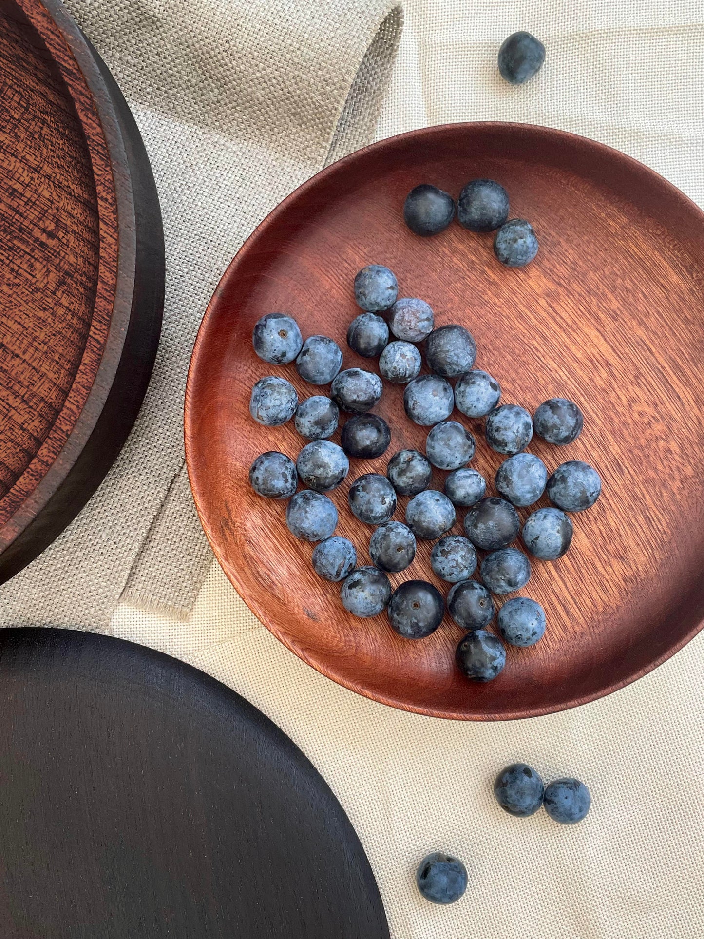 Mahogany Bowl with Scorched Exterior