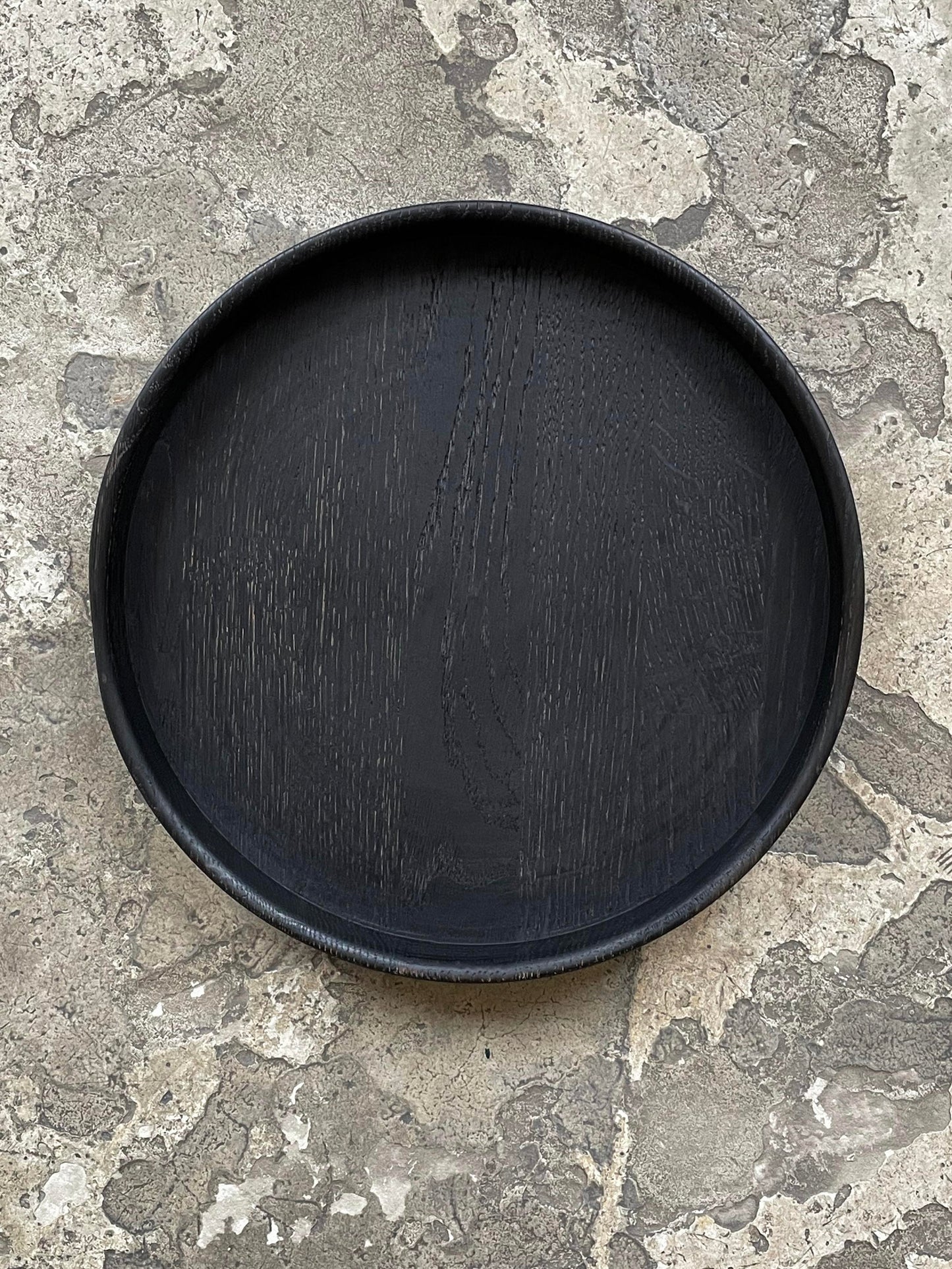 Ebonised Large Oak Trays