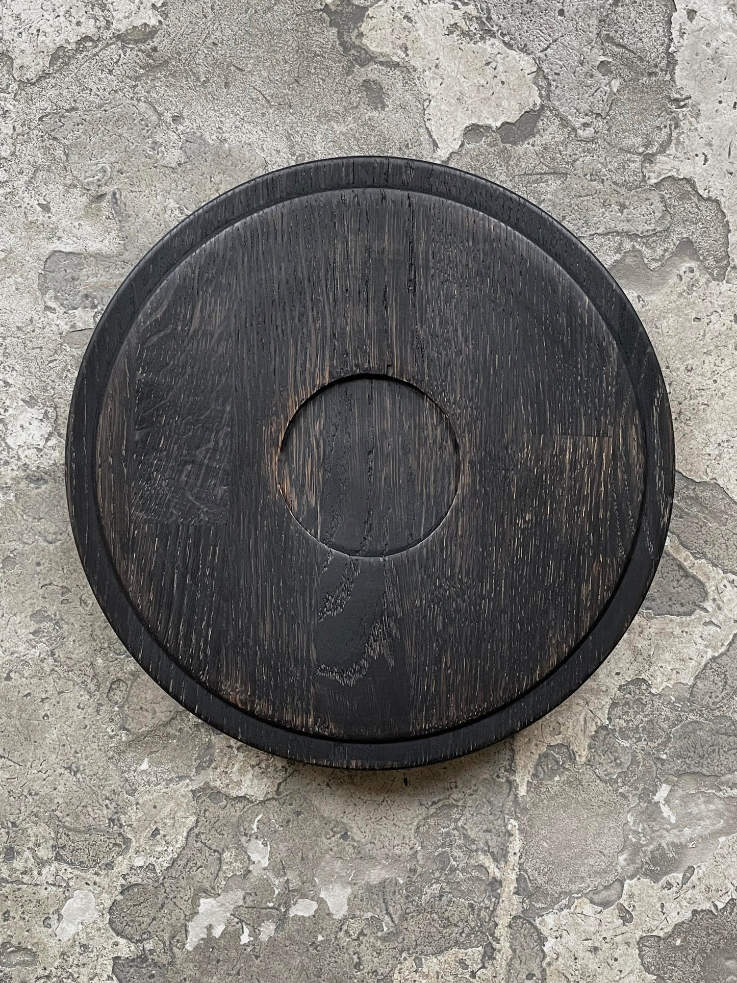 Ebonised Large Oak Trays